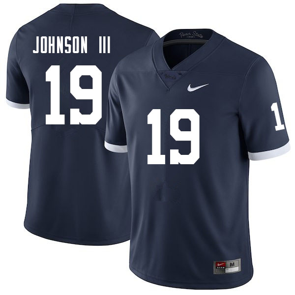 Men #19 Joseph Johnson III Penn State Nittany Lions College Football Jerseys Sale-Retro